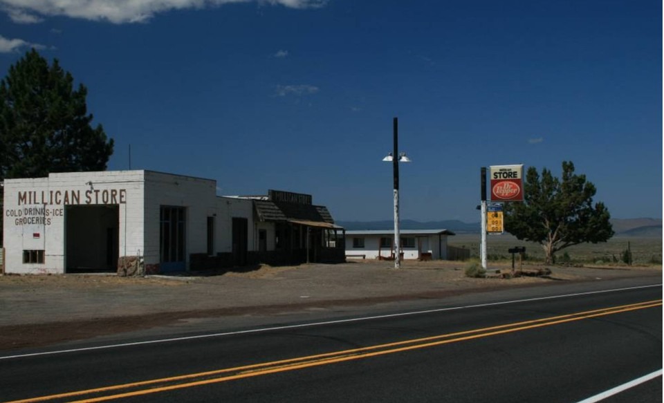 buy a ghost town Millican, Oregon