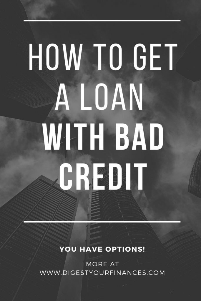how to get a loan with bad credit pin