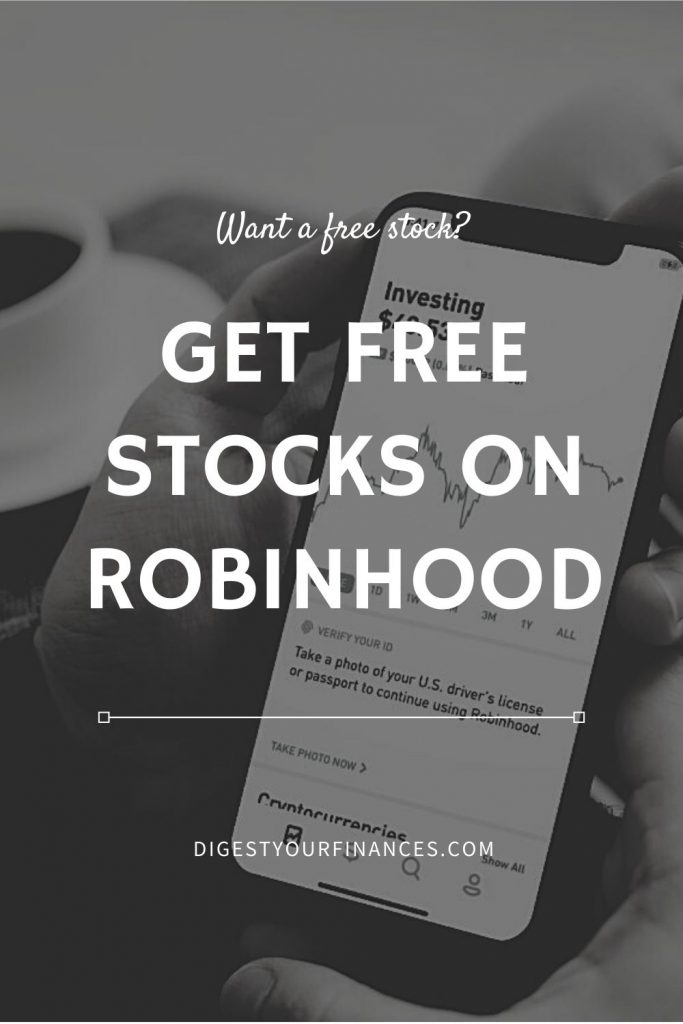 how to get free stocks on robinhood pin