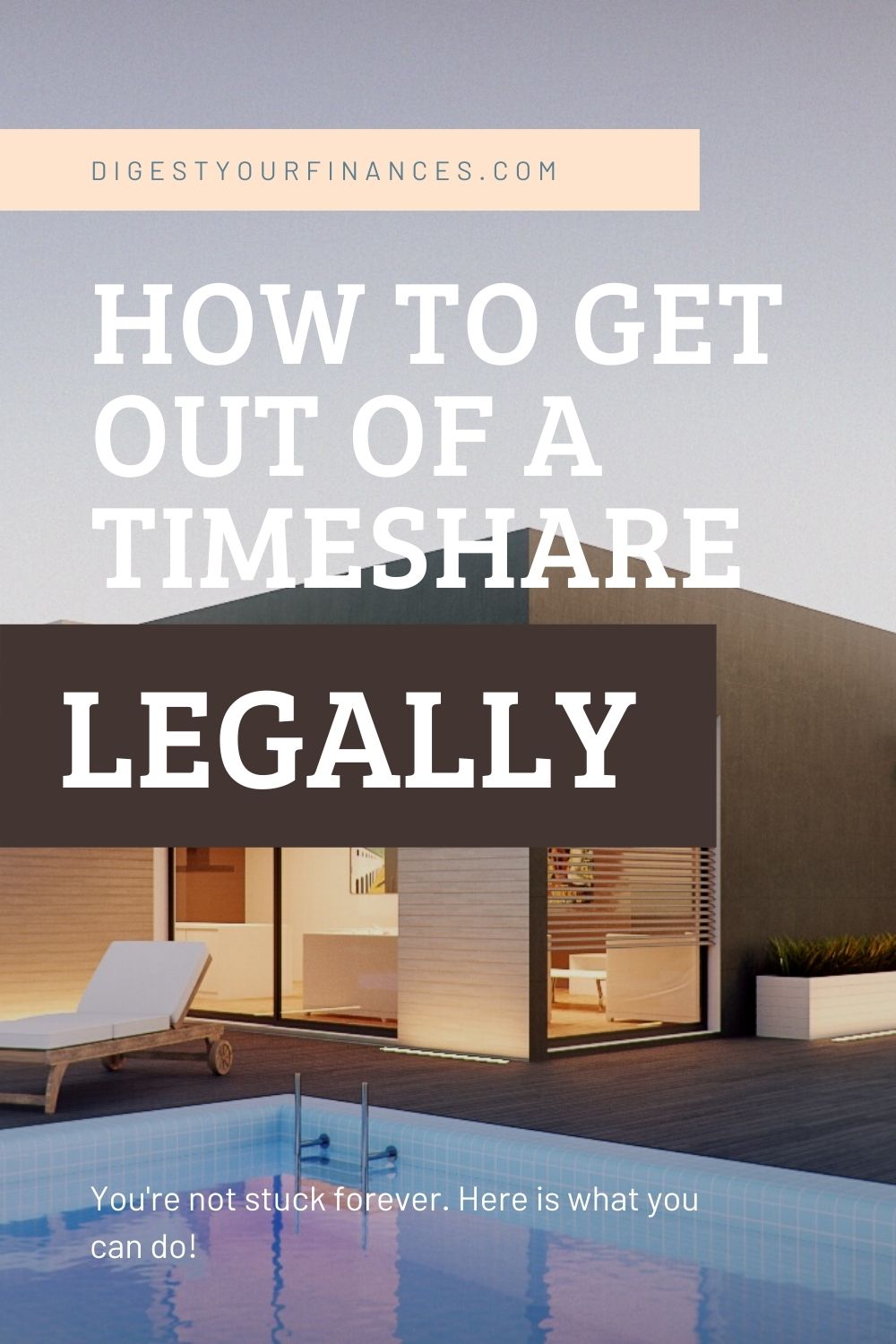 Here's How To Get Out Of A Timeshare, Legally Digest Your Finances
