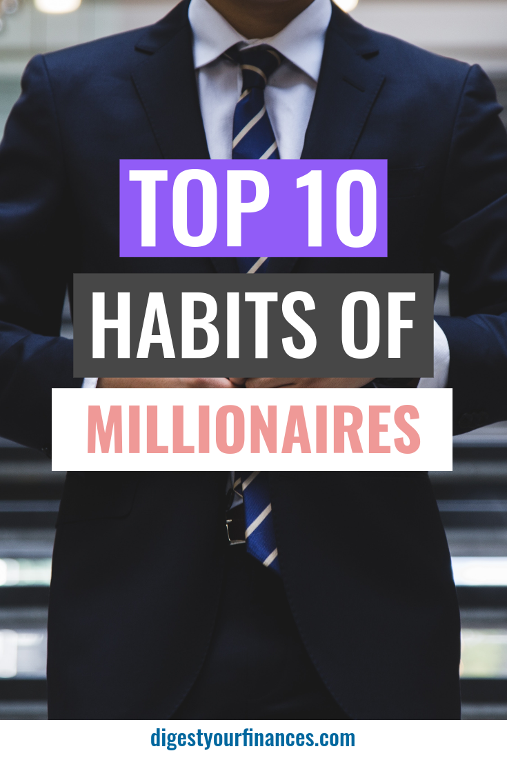 habits of millionaires