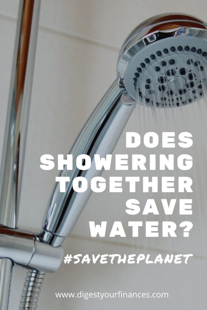 showering together to save water pin