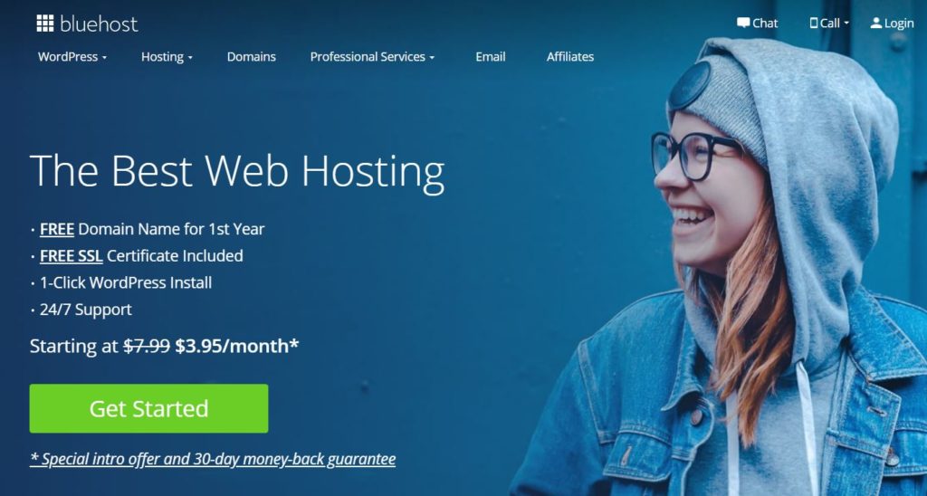 how to start a blog and make money with bluehost